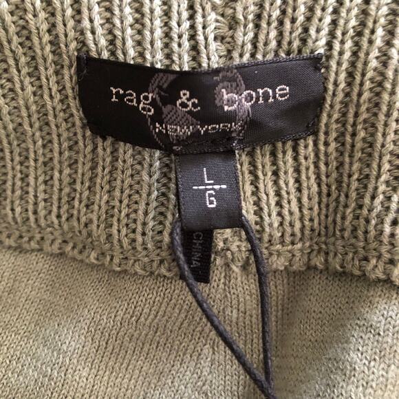 Rag and Bone NWT Stylish Riley Crochet-Knit Elastic Waist Shorts Large - Picture 8 of 14